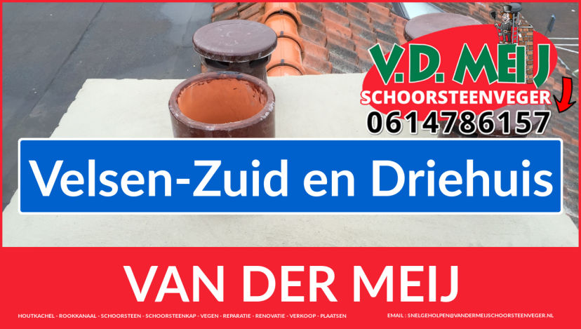 Van der Meij schoorsteen renovatie Velsen-Zuid en Driehuis Van der Meij schoorsteen restauratie in Velsen-Zuid en Driehuis